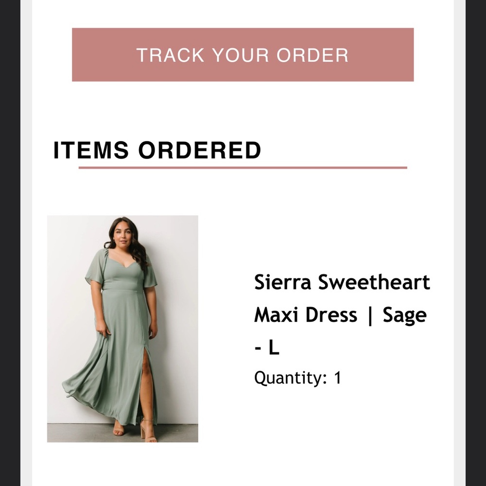 Baltic Born Sage Green Maxi Dress